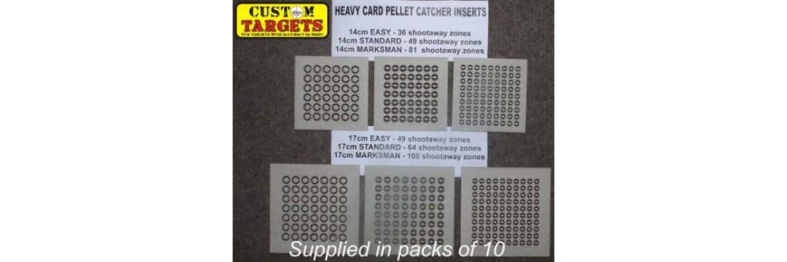 card pellet catcher inserts