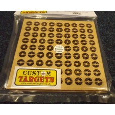 6pack of 17cm Reactive Target Inserts for 17cm Pellet catchers