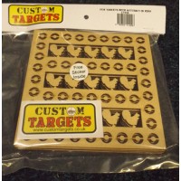 6 pack Fairground  Squirrel Shoot   REACTIVE TARGET INSERTS for 14cm Pellet Catchers