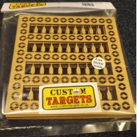 Fairground Bottle Shoot  6PACK REACTIVE TARGET INSERTS for 17cm Pellet Catcher