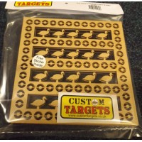 6 pack Fairground Duck Shoot   REACTIVE TARGET INSERTS for 17cm Pellet Catcher