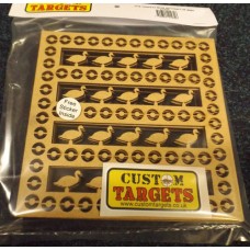6 pack Fairground Duck Shoot   REACTIVE TARGET INSERTS for 17cm Pellet Catcher