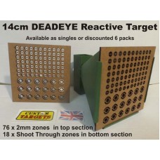 DEADEYE 14cm Reactive Airgun Target ONLY FOR THE BRAVE