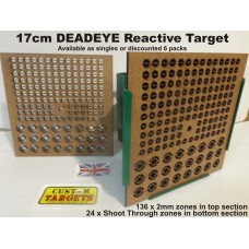 DEADEYE 17cm Reactive Airgun Target ONLY FOR THE BRAVE