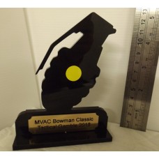 GRENADE TACTICAL SHOOTING TROPHY with FREE Engraving
